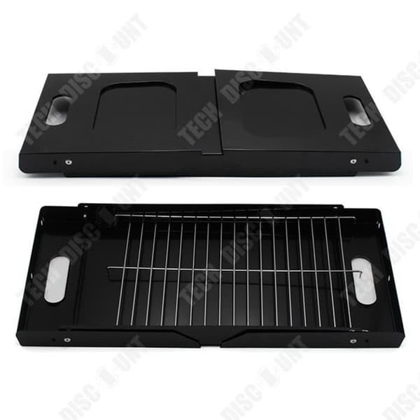 TD® Utomhusgrill camping hopfällbar bärbar tredimensionell ventilation kolförtjockad grill i rostfritt stål