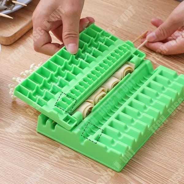 TD® Grillspett artefakt 3 i 1 spett köttpiercing artefakt automatiskt multifunktionellt köttspett