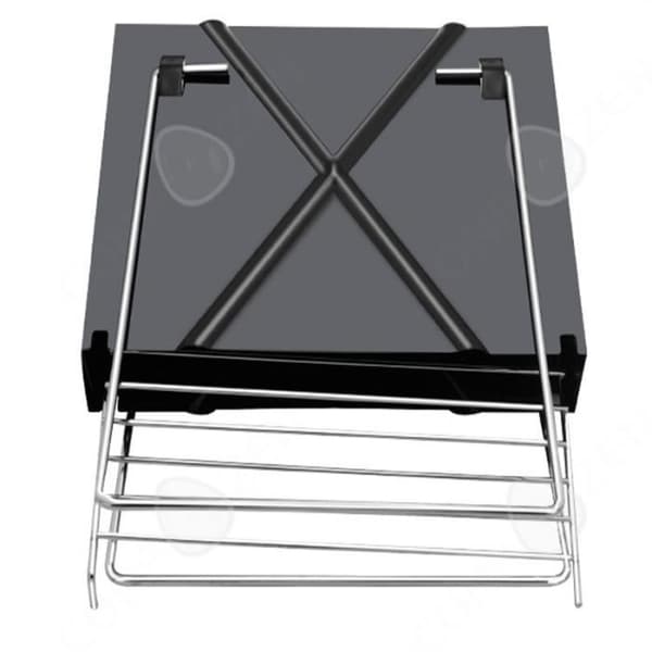 CONFO® Vikbar BBQ Grill Liten Mini Utomhus Dubbel Portabel BBQ Grill Vikbar Kolgrill Kolgrill Grill