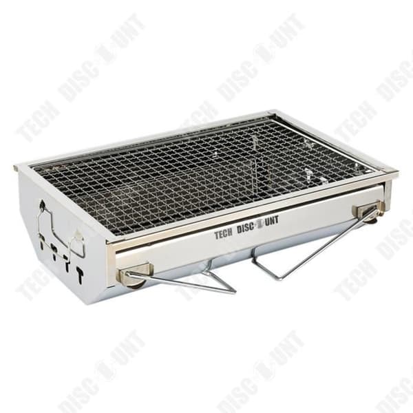 TD® Rostfritt stål Vikbar kolgrill BBQ Grilltillbehör Utomhus hushålls bärbar campinggrill