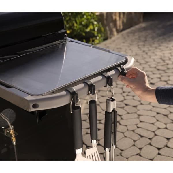 Set med klickbara tillbehör för Weber Works grill.