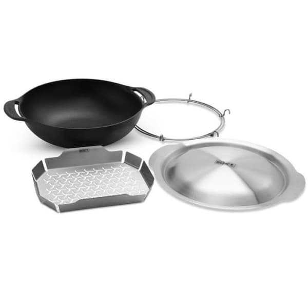 Wok och ångkorg för Weber Crafted / GBS grill