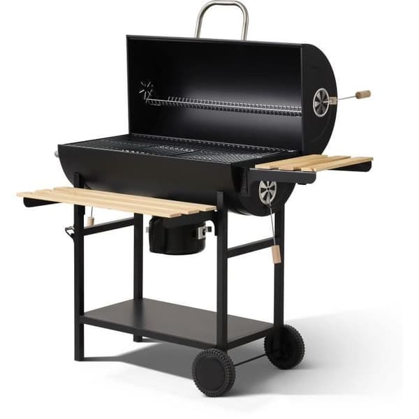 Kolgrill - MATNINGSLÅDA - MIKE EVOLUTION - 142 X 57 X 112 cm - Svart