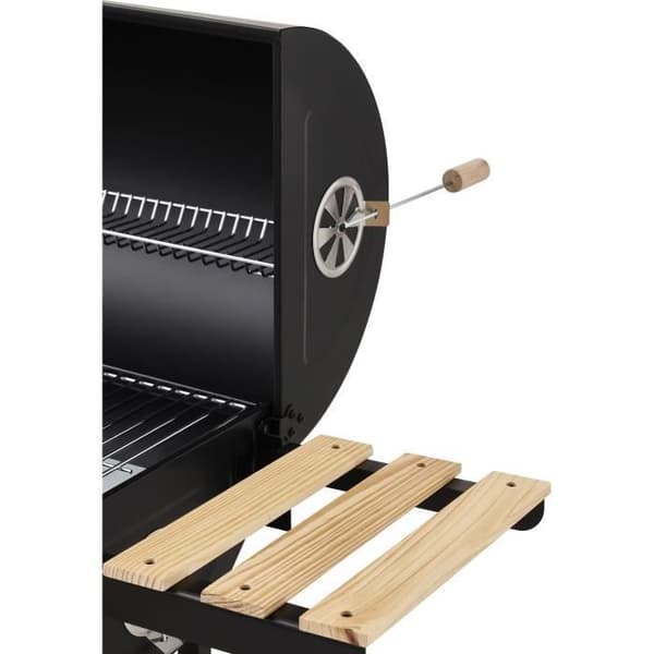 Kolgrill - MATNINGSLÅDA - MIKE EVOLUTION - 142 X 57 X 112 cm - Svart