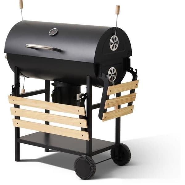 Kolgrill - MATNINGSLÅDA - MIKE EVOLUTION - 142 X 57 X 112 cm - Svart