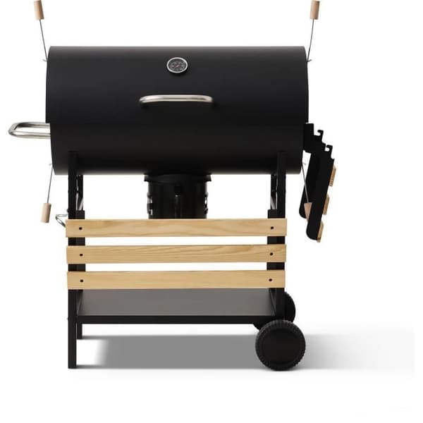 Kolgrill - MATNINGSLÅDA - MIKE EVOLUTION - 142 X 57 X 112 cm - Svart