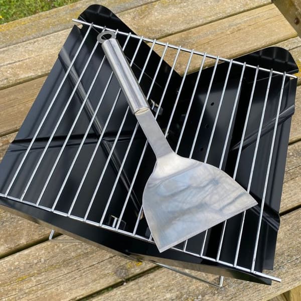 Spatel - Inox - Ergonomisk - Värmeresistent - Lätt att rengöra - Robust konstruktion