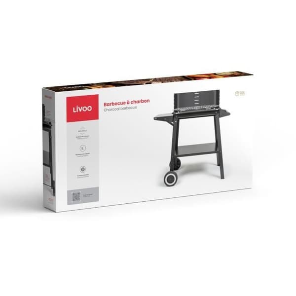 Kolgrill - LIVOO - DOC328 - Rostfritt stål