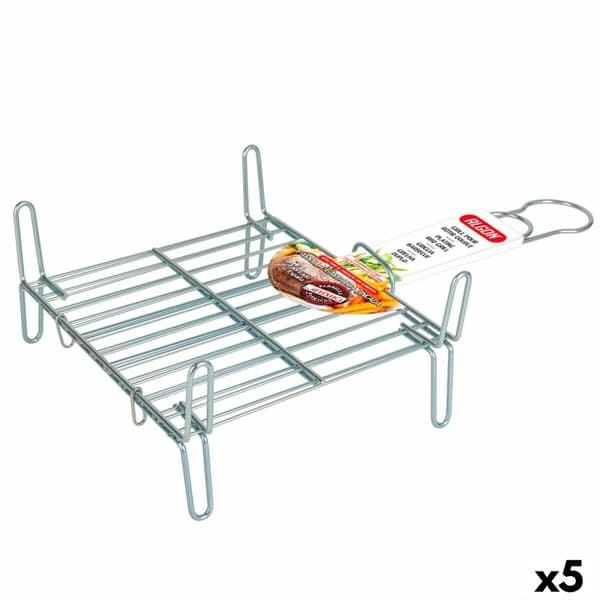 Grill Algon Dobbelt Galvaniseret 25 x 25 cm (5 enheder)