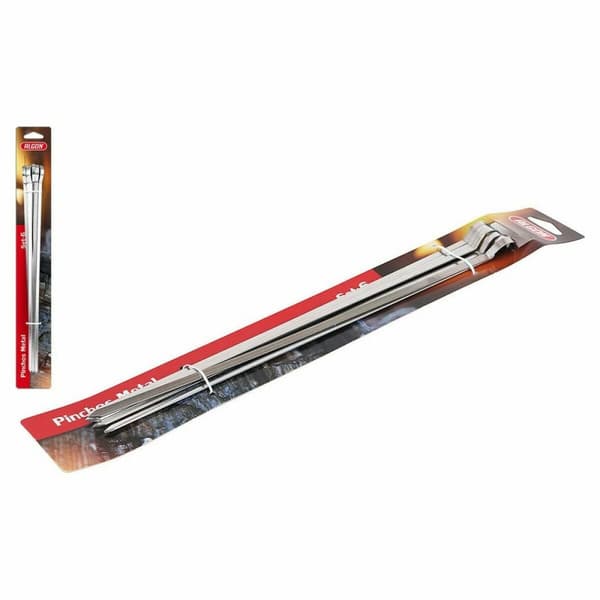 Sæt med grillspyd Algon Metal 6 Dele (24 enheder) (33 cm x 6 mm)