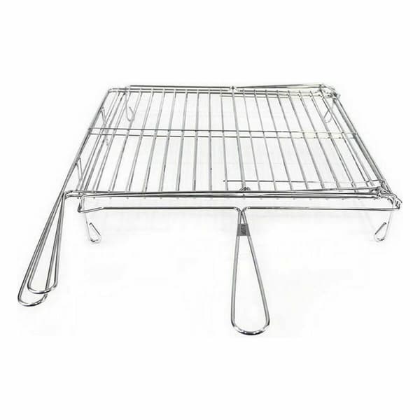Grill Algon Chromsalt Roterende 40 x 45 x 10 cm (4 enheder)