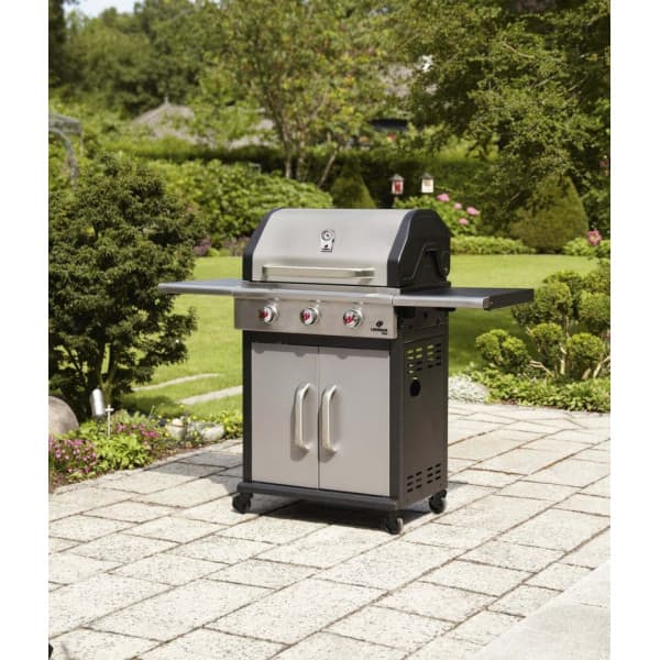 Landmann Triton flexX PTS 3.0 gasolgrill, 3-brännare, rostfritt stål