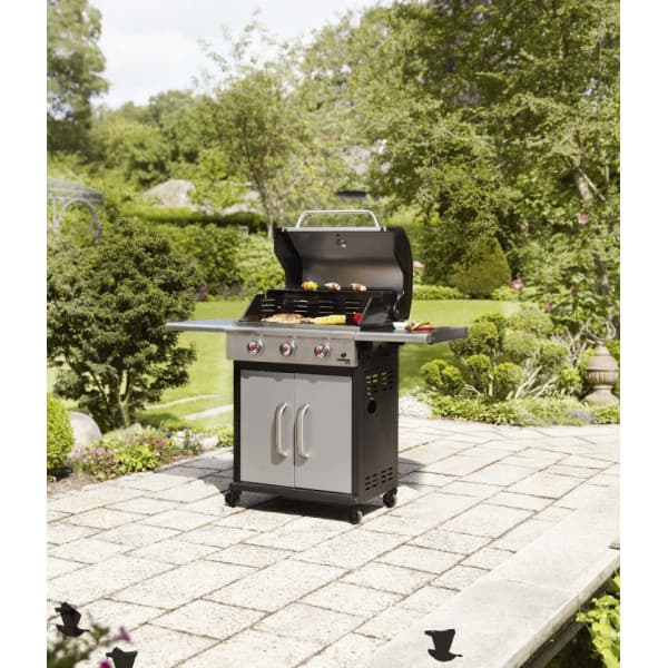 Landmann Triton flexX PTS 3.0 gasolgrill, 3-brännare, rostfritt stål