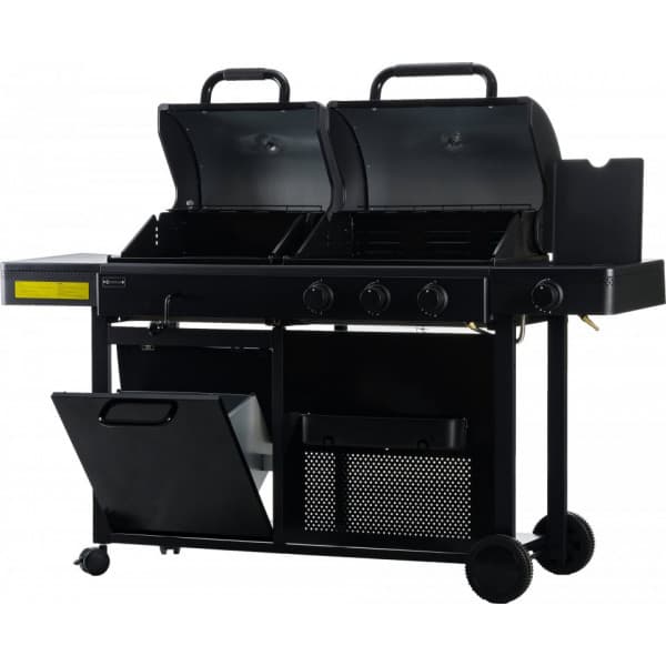 Ströme Black BX-Double gas-/kolgrill