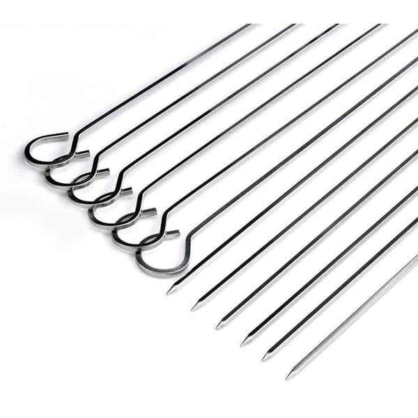 Grillspydesett Algon Metall 27 cm 6 Deler (24 enheter)