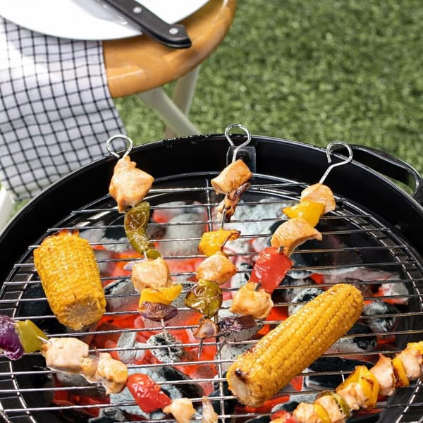 Grillspydesett Algon Metall 27 cm 6 Deler (24 enheter)