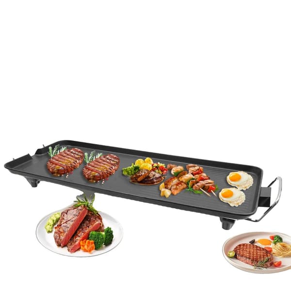Elektrisk Grill Barbecue, 1500W Effekt, Justerbar Temperatur, Non-Stick Overflade