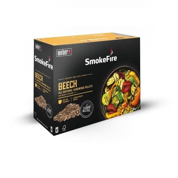 Träpellets - WEBER - Smokefire - 100% bok - för grillning