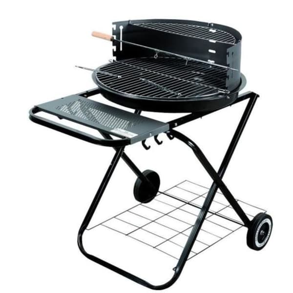 Rund grill på hjul 54 cm kolträdgård Master Grill MG925