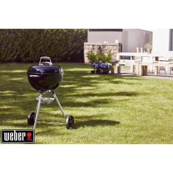 WEBER Original Vattenkokare E-4710 kolgrill - Emaljerat stål - Diameter 47cm - Termometer integrerad i locket - System