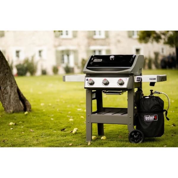 Emaljerad plancha mix gasolgrill - WEBER - Spirit II E-310 - Svart