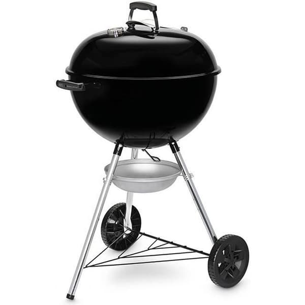 Kolgrill - WEBER - Original Vattenkokare E-5710 - Grill i kromat stål - Integrerad termometer