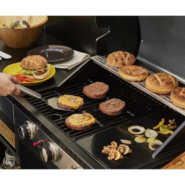 Gasgrill - COOK'IN GARDEN - FIDGI 3 - 3 brännare + Sidobrännare - Svart