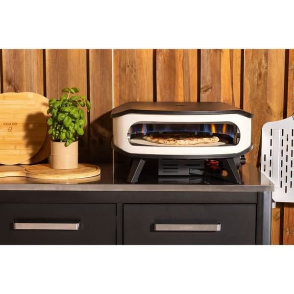 Gaspizzaugn 17" - COZZE - 90426 - Rotativ - Inbyggd termometer och dörr