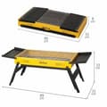 Pikkukuva 7 / 11: Porttakil grilli Aktive Teräs 89 x 33 x 33 cm Keltainen