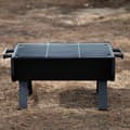 Miniatyrbilde 3 av 7: Bærbar Grill Aktive Stål 45 x 25 x 30 cm Svart (2 enheter)