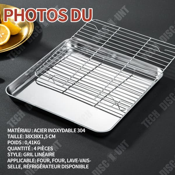 TD 4 st Kylställ 38x38cm Fyrkantig utomhusgrill Grillgrillar Matlagningsgrill Grillgrillar Fyrkantig grill