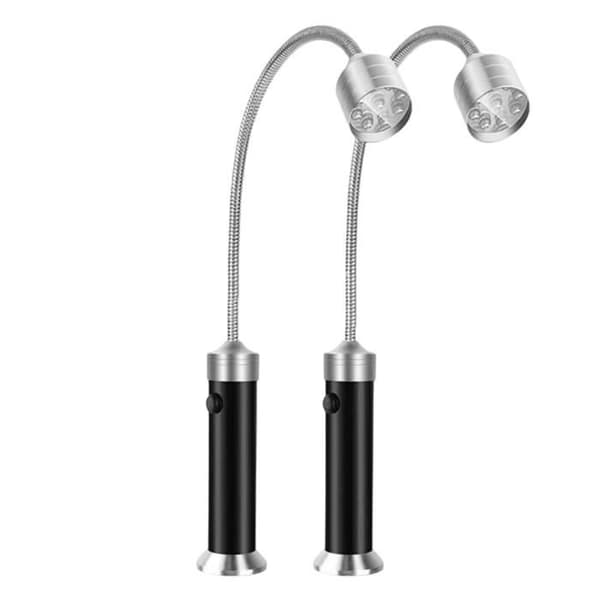 LED-grillen tänder den flexibla svanhalsen 360 grader 2 delar