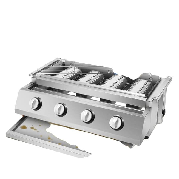 BBQ Propaanikaasu Grilli, 4 Poltinta, Helppo Puhdistus, Säädettävä Grillikorkeus