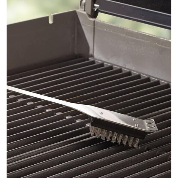 Grillin puhdistusharja Algon 44 x 6,5 x 4,5 cm Teräs (12 osaa)