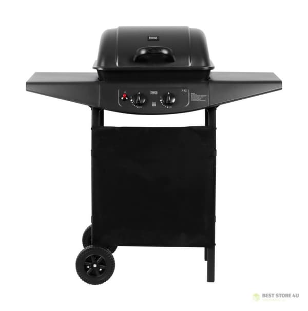 Teesa BBQ 2000 Gasgrill - 2 brændere