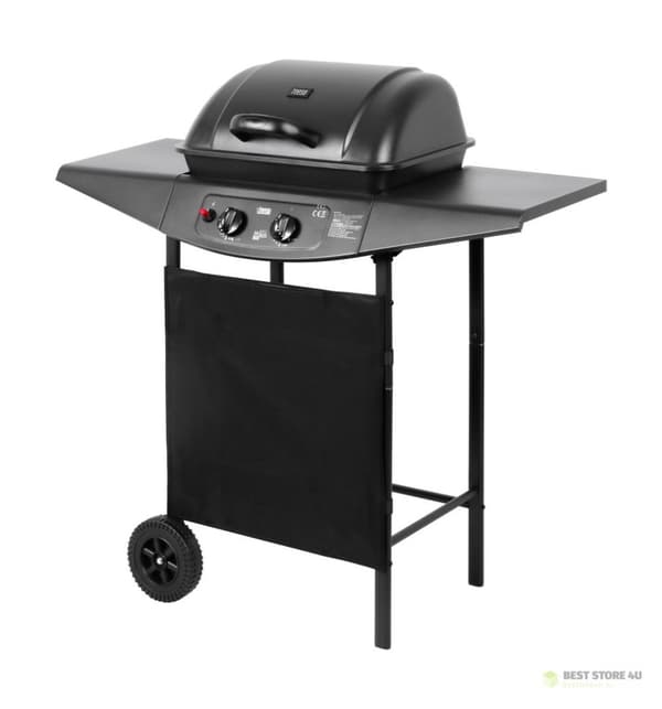 Teesa BBQ 2000 Gasgrill - 2 brændere