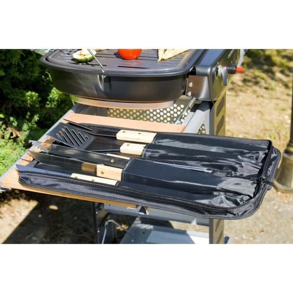 Grillset - CAMPINGAZ - Tygpåse med 5 redskap - Metall och trä - Svart