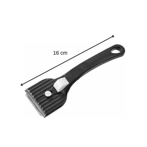 Skrappa för keramikplatta - Fackelmann - ref. 60144 - Svart - 16 cm - Plastik