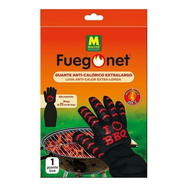 Fuegonet plancha grillredskap - 231631 - Extra lång antivärmehandske