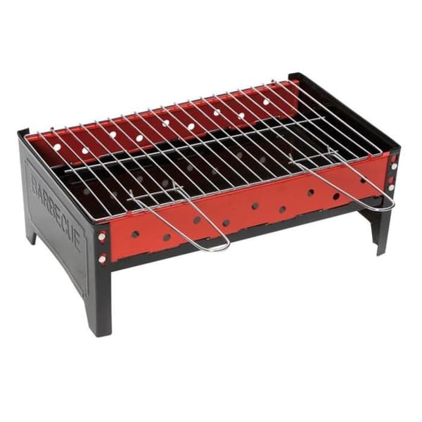 Bo-Camp Grill med kol 44 x 25 x 16 cm Rostfritt stål