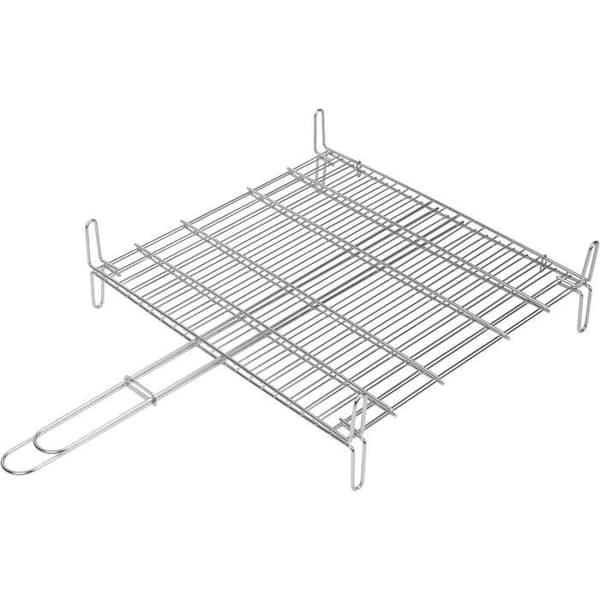 Sauvic 02686 Dubbel Rostfritt Grill 50 x 50 cm Stål