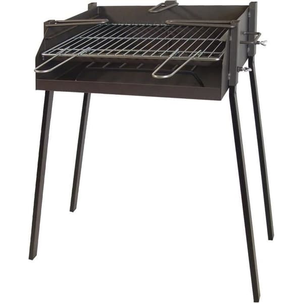 Grill - IMEX EL ZORRO - 71584 - Stål - 60x40x75 cm - Stöd för paellapanna