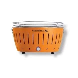 LotusGrill - NY MODELL 2019 - XL ORANGE grill med batterier och USB-strömkabel