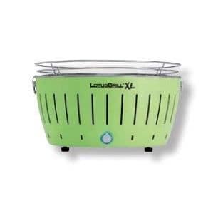 LotusGrill - NY MODELL 2019 - Barbecue XL GREEN med batterier och USB-strömkabel