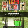 Miniatyrbild 7 av 9: Kolgrill, 112x58x107 cm, Svart