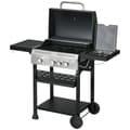 Miniatyrbild 1 av 9: Gasgrill, 3 KW 3+1, 123x52x101 cm, Svart