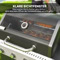 Miniatyrbild 5 av 9: Gasgrill, 135x54x110 cm, Svart
