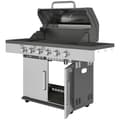 Miniatyrbillede 1 af 9: Gasgrill, 8500BTU, 141x55x110 cm, Sølv