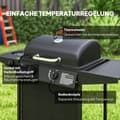 Miniatyrbillede 5 af 9: Gasgrill, 7 KW, 107x54x96 cm, Sort