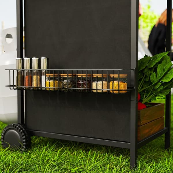 Gasgrill, 7 KW, 107x54x96 cm, Sort